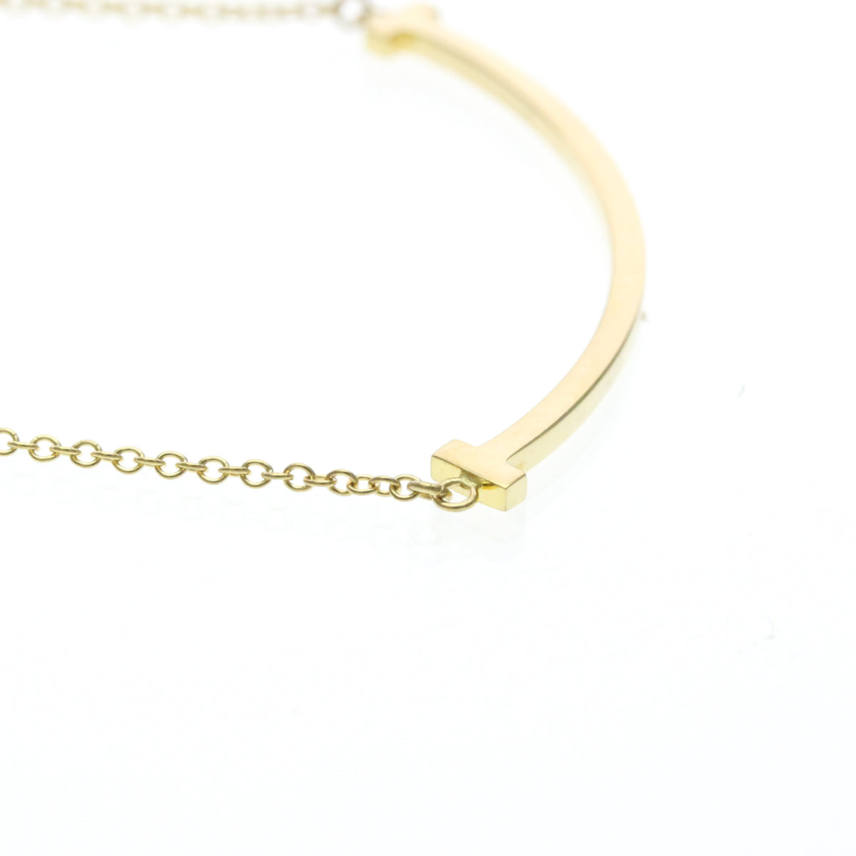Tiffany & Co. T Smile Pendant 18K Yellow Gold, Gold, Yellow Gold, Necklace