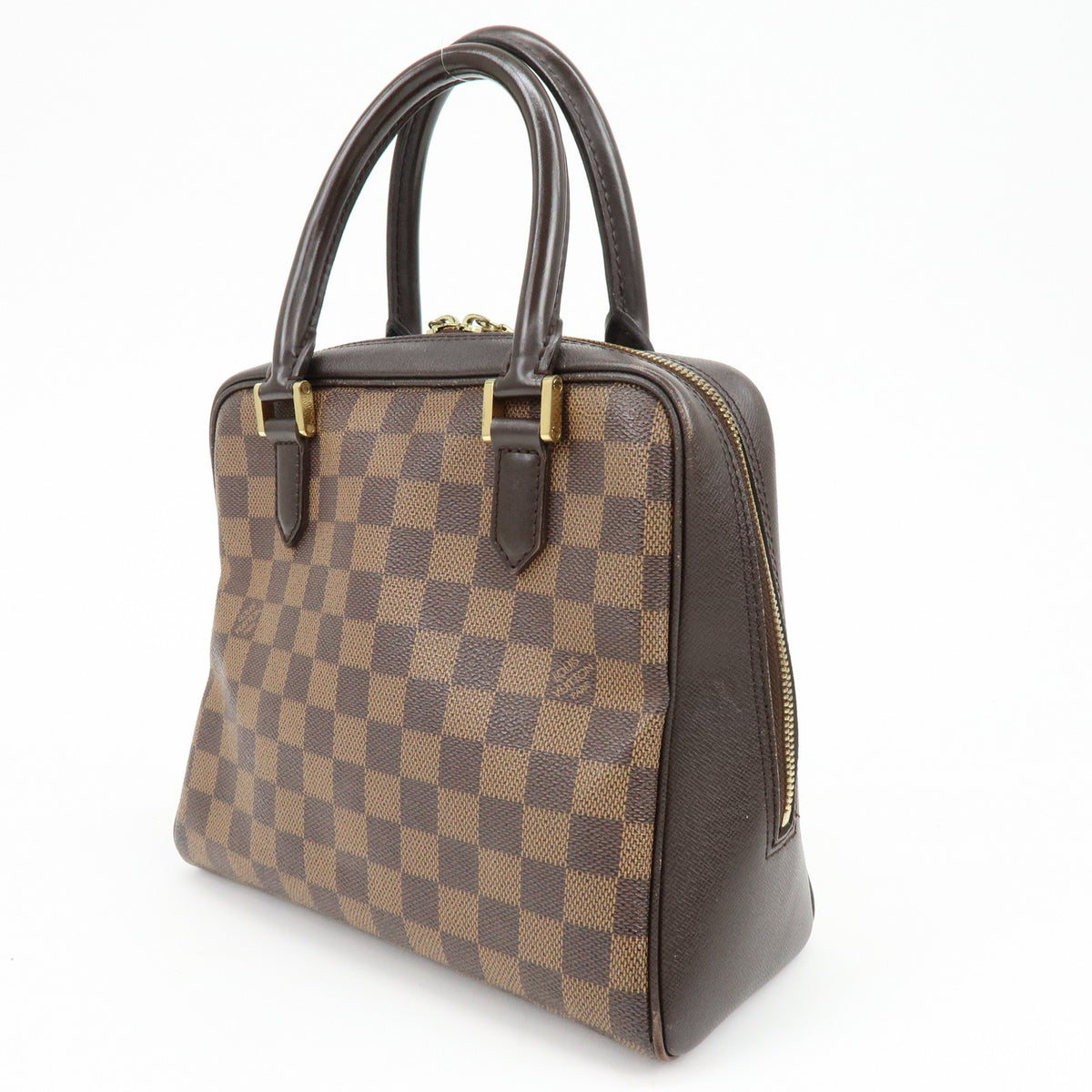 Louis Vuitton Brera Damier, Brown, Canvas, Handbag