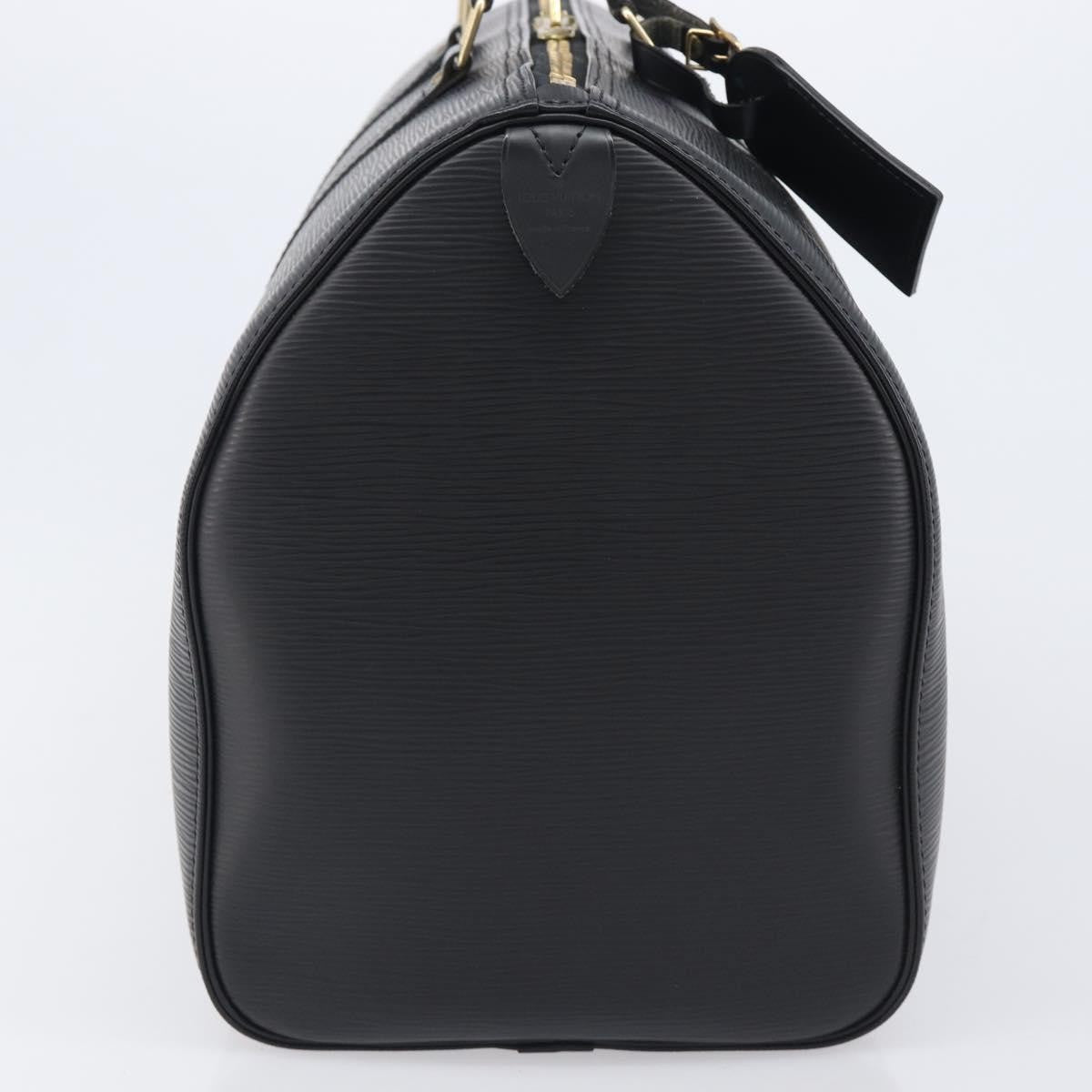 Louis Vuitton Keepall Epi Leather, Black, Leather, Travel Bag