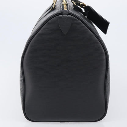 Louis Vuitton Keepall Epi Leather, Black, Leather, Travel Bag