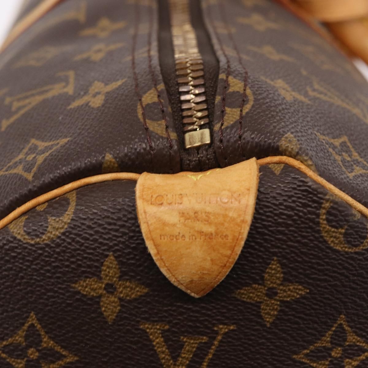 Louis Vuitton Keepall Monogram, Brown, Canvas, Travel Bag