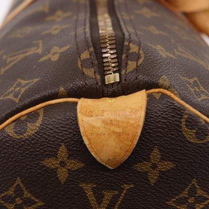 Louis Vuitton Keepall Monogram, Brown, Canvas, Travel Bag