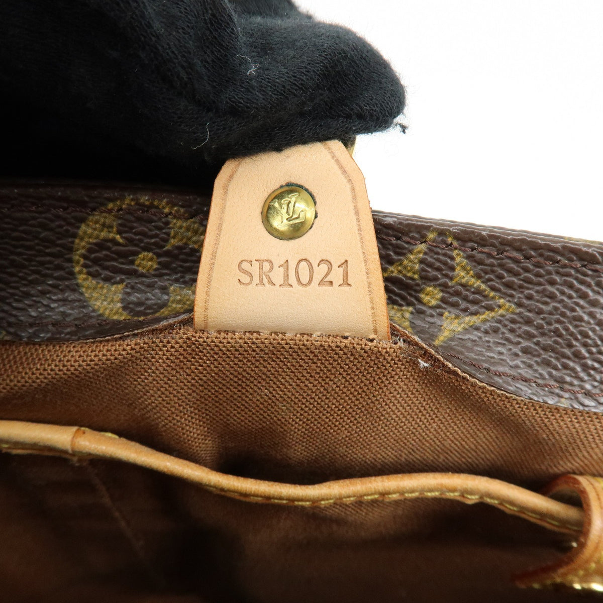Louis Vuitton Vavin Monogram Empreinte Leather, Brown, Canvas, Tote Bag