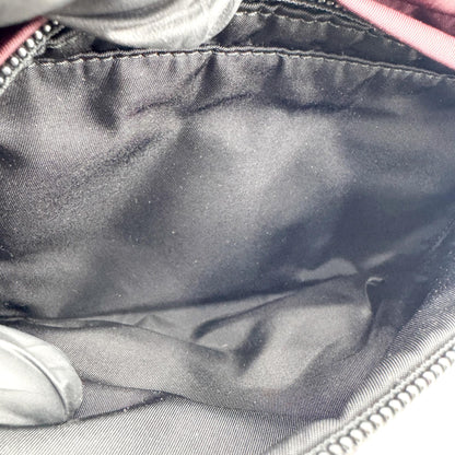Prada Technical Zip Tessuto, Burgundy, Nylon, Crossbody Bag
