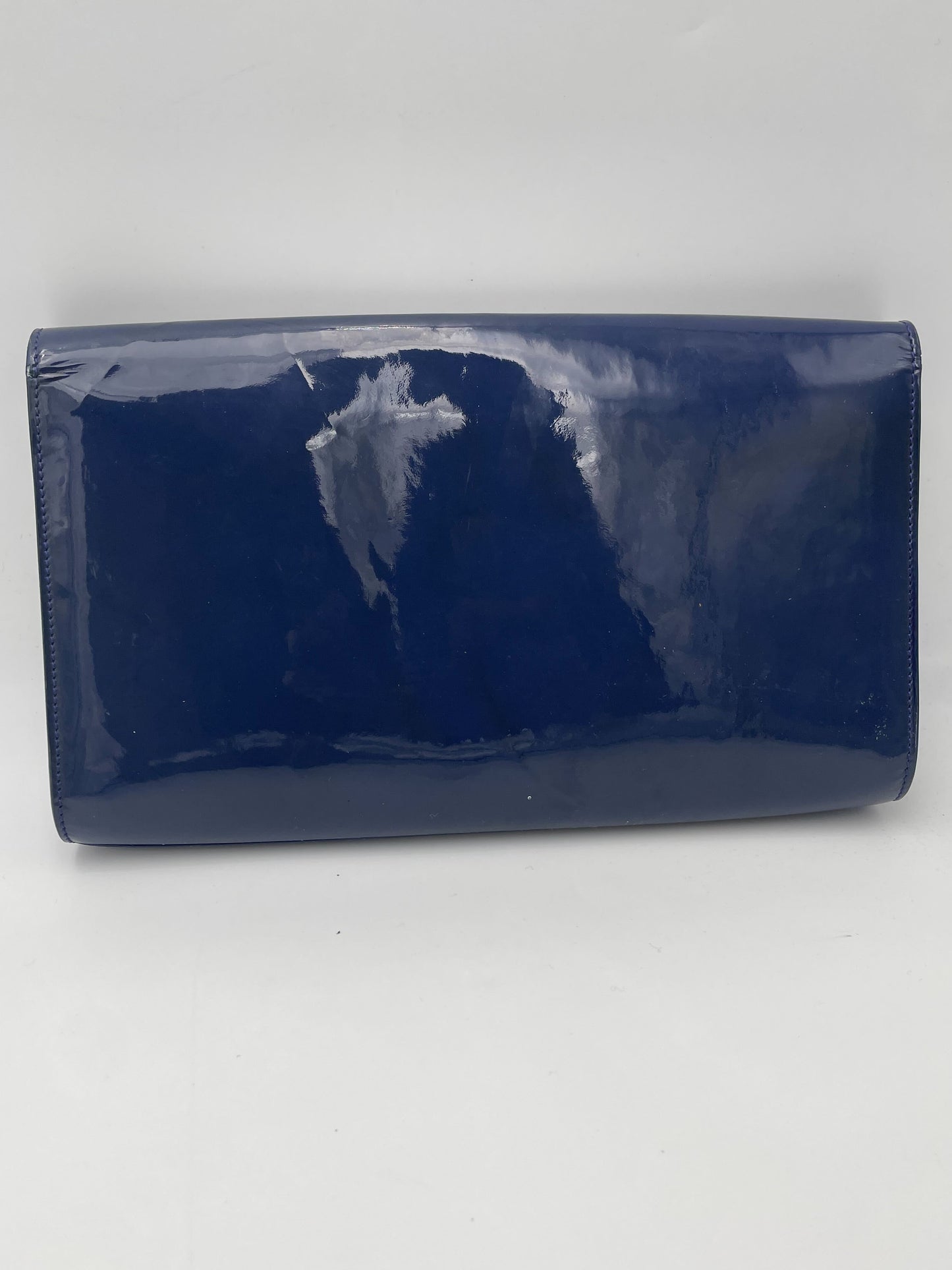 Saint Laurent Belle de Jour Chain Wallet Leather, BLUE, LEATHER, Clutche & pouche