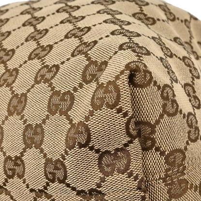 Gucci Horsebit Hobo GG Canvas, Beige, Canvas, Shoulder Bag