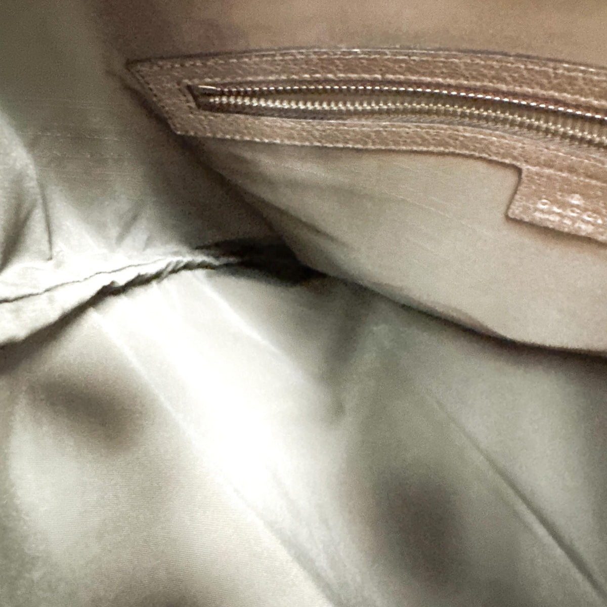 Gucci Neo Vintage Drawstring GG Coated Canvas, Beige, Canvas, Backpack