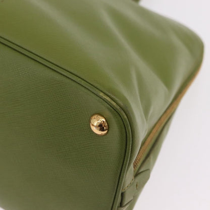 Prada Promenade Saffiano Leather, Green, Leather, Handbag