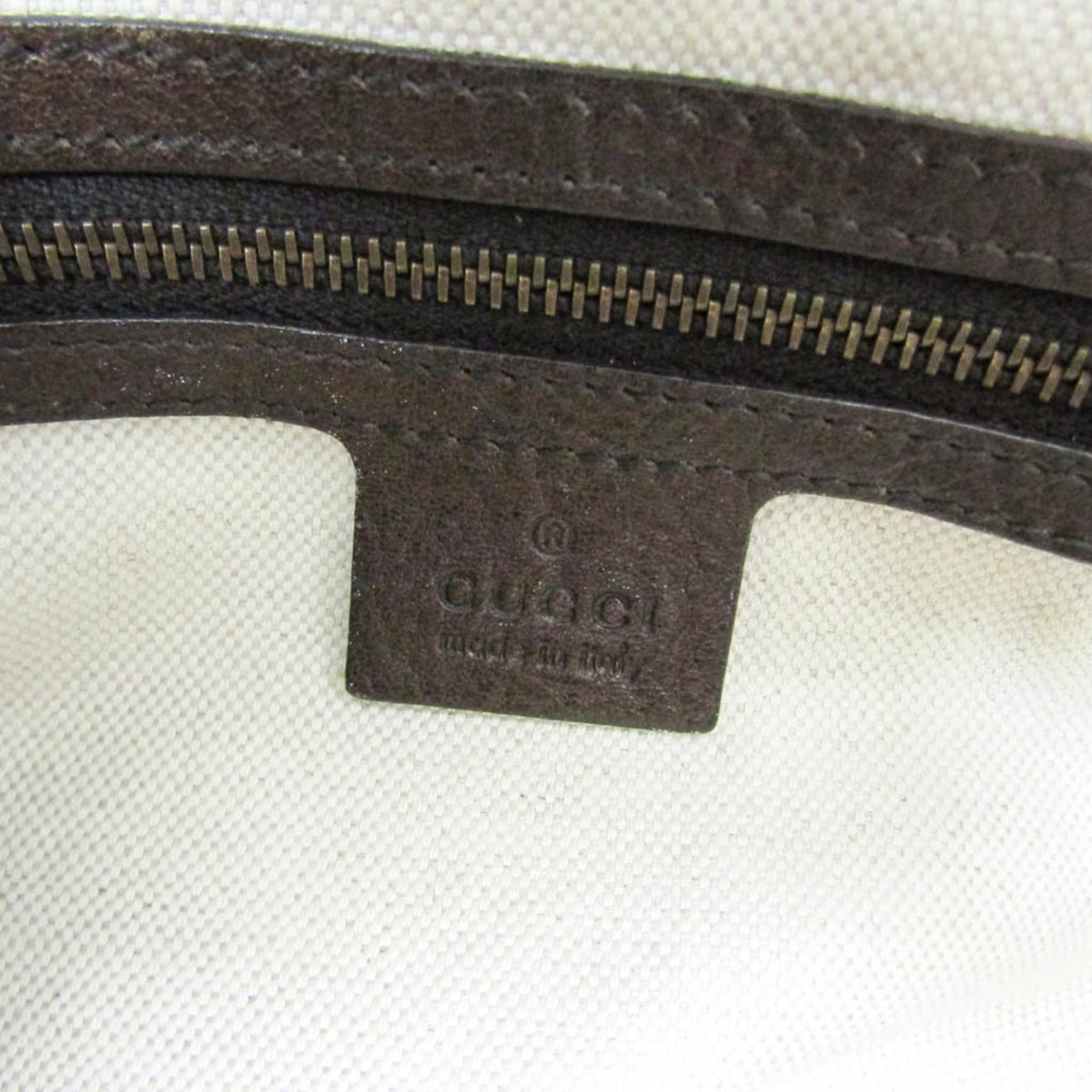 Gucci GG Running GG Canvas with Leather, Beige, Canvas, Tote Bag