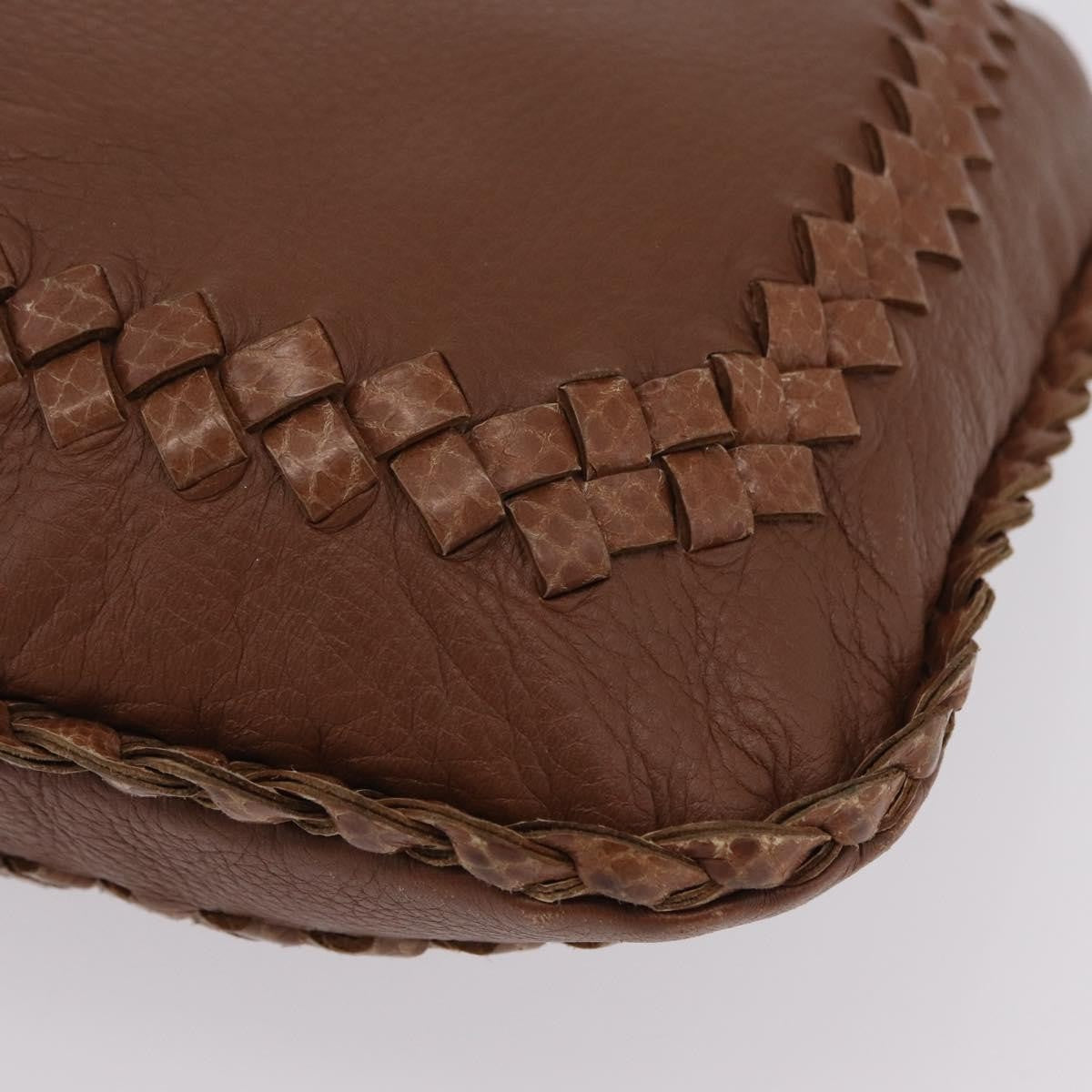 Bottega Veneta Veneta Hobo Intrecciato Nappa, Brown, Leather, Shoulder Bag