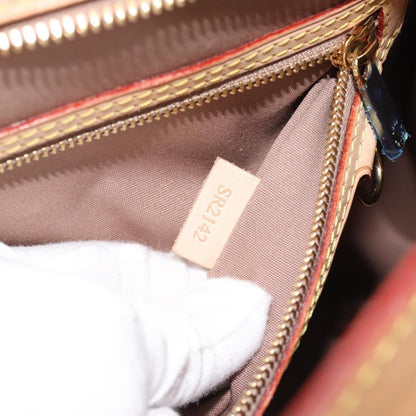 Louis Vuitton Blair Monogram Vernis, Beige, Patent Leather, Handbag