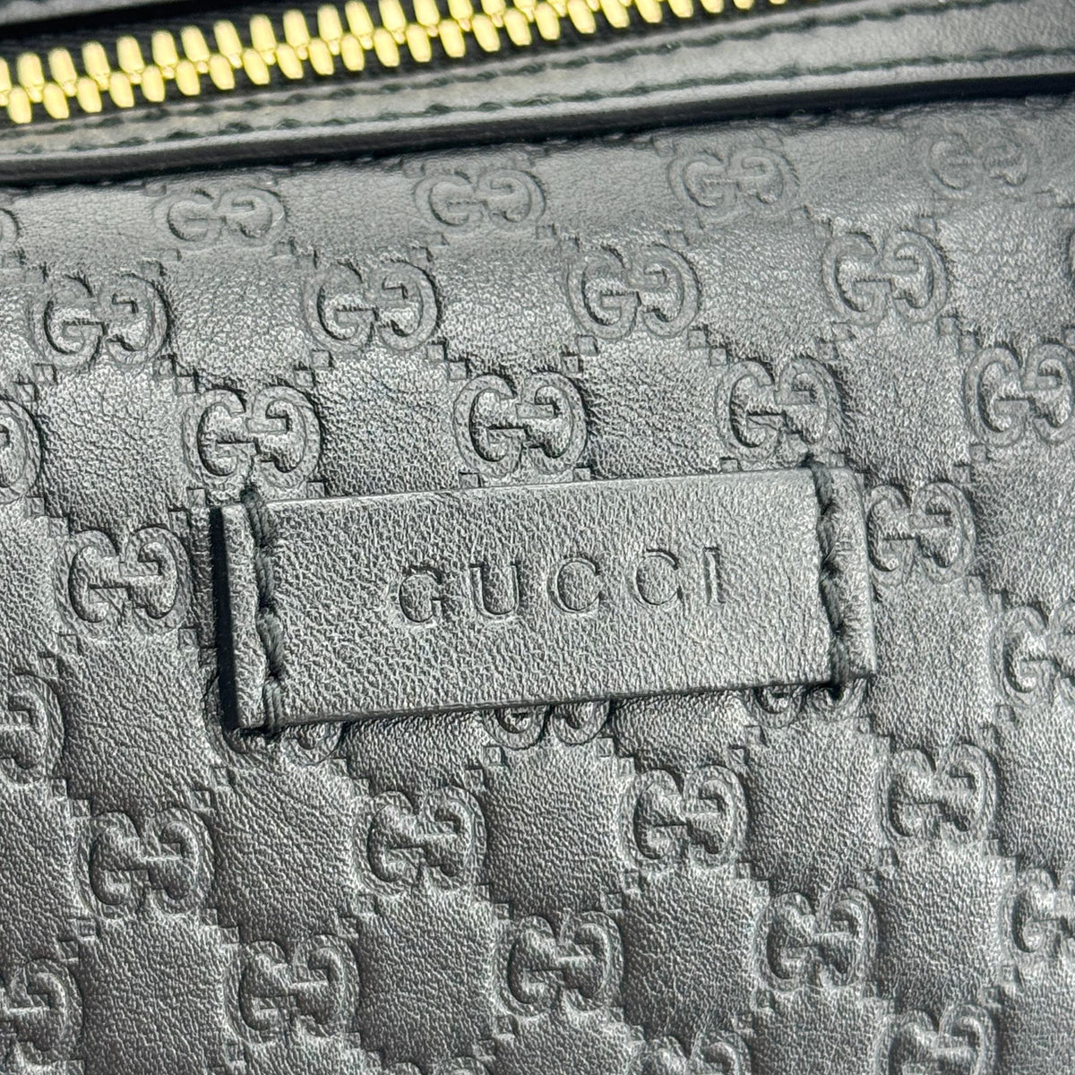 Gucci Joy Boston Microguccissima Leather, Black, Leather, Handbag
