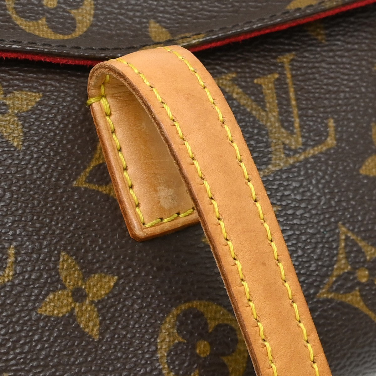 Louis Vuitton Sonatine Monogram Canvas, Brown, Canvas, Handbag