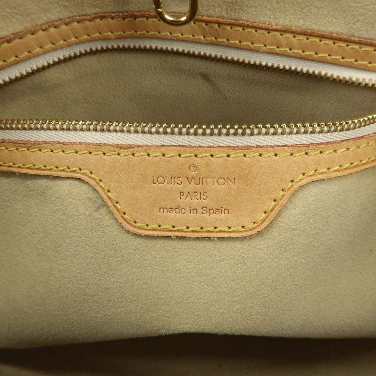 Louis Vuitton Hampstead Damier, Beige, Canvas, Handbag