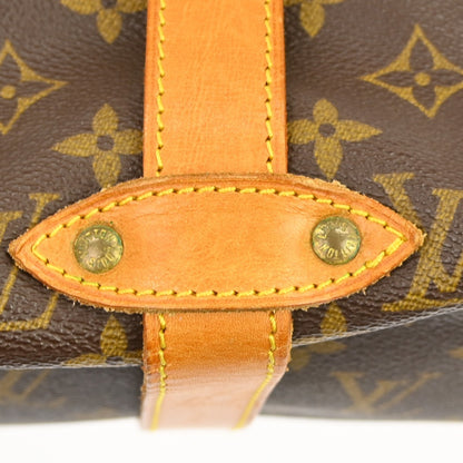 Louis Vuitton Saumur Monogram Canvas, Brown, Canvas, Shoulder Bag