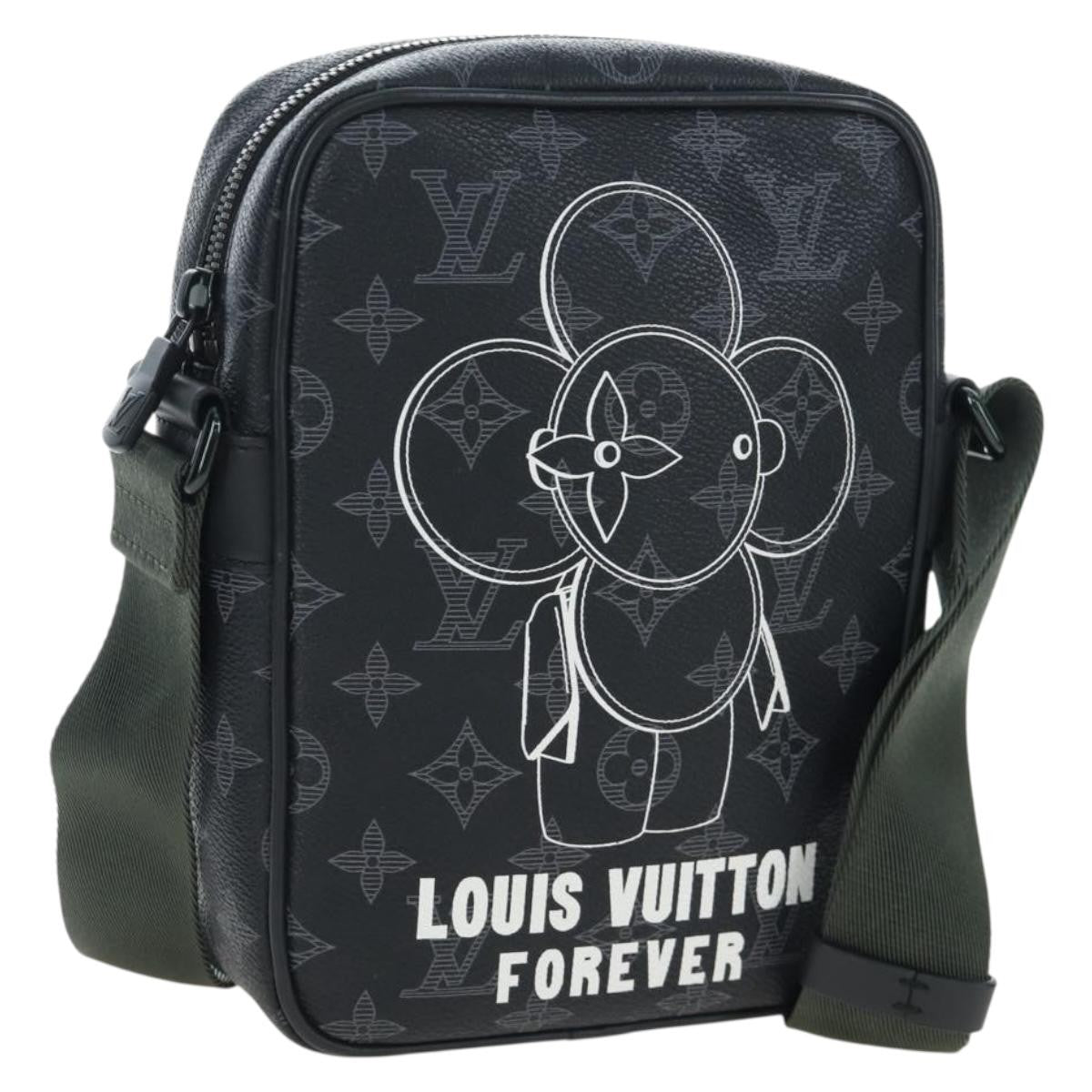Louis Vuitton Danube Limited Edition Vivienne Monogram Eclipse, Black, Canvas, Shoulder Bag