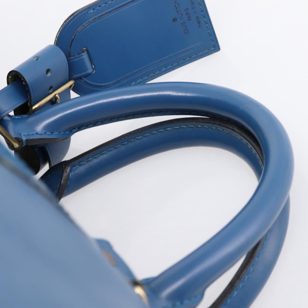 Louis Vuitton Keepall Epi Leather, Blue, Leather, Travel Bag