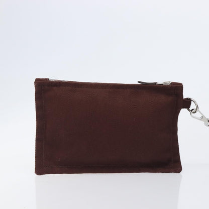 Hermes Valparaiso Toile and Leather, Brown, Canvas, Handbag