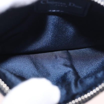 Christian Dior A5 Pouch Oblique Canvas, Navy, Canvas, Clutch