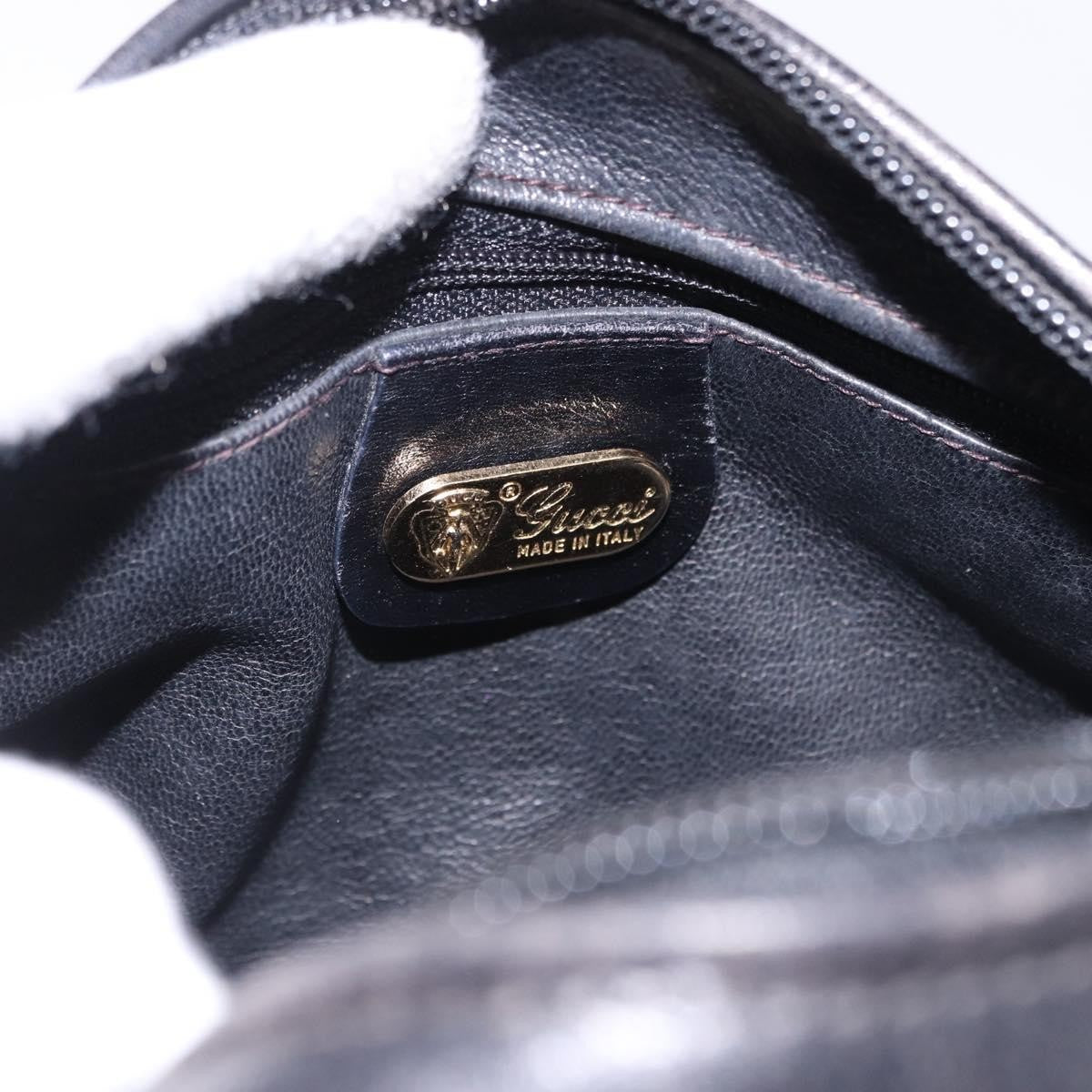 Gucci Shoulder Leather, Black, Leather, Shoulder Bag