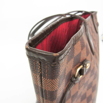Louis Vuitton Neverfull Damier, Brown, Canvas, Tote Bag