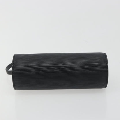 Louis Vuitton Soufflot Pochette Epi Leather, Black, Leather, Clutch