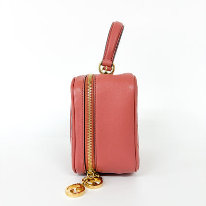 Gucci Blondie NM Top Handle Leather, Pink, Leather, Handbag