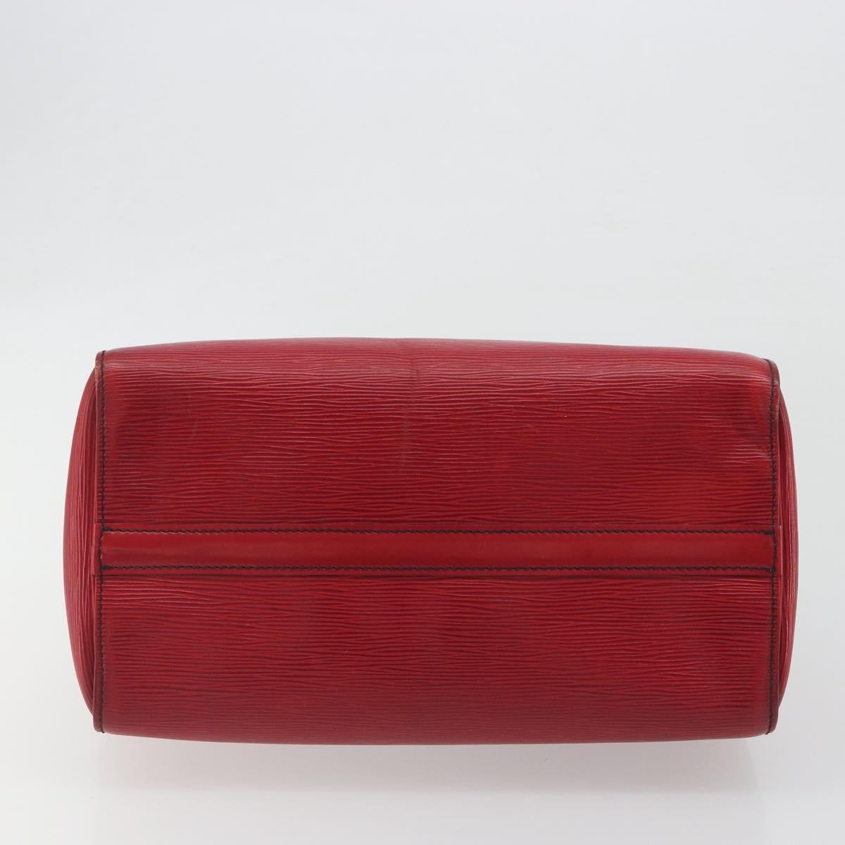 Louis Vuitton Speedy Epi, Red, Leather, Handbag