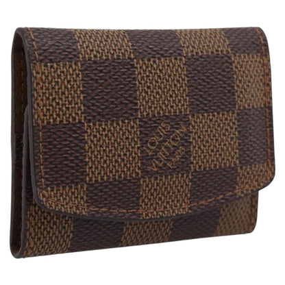 Louis Vuitton Cuff Case Monogram Damier, Brown, Canvas, Wallet