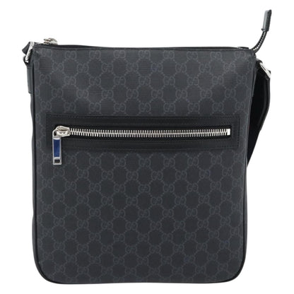 Gucci Sherry line shoulder Leather, Black, Canvas, Handbag