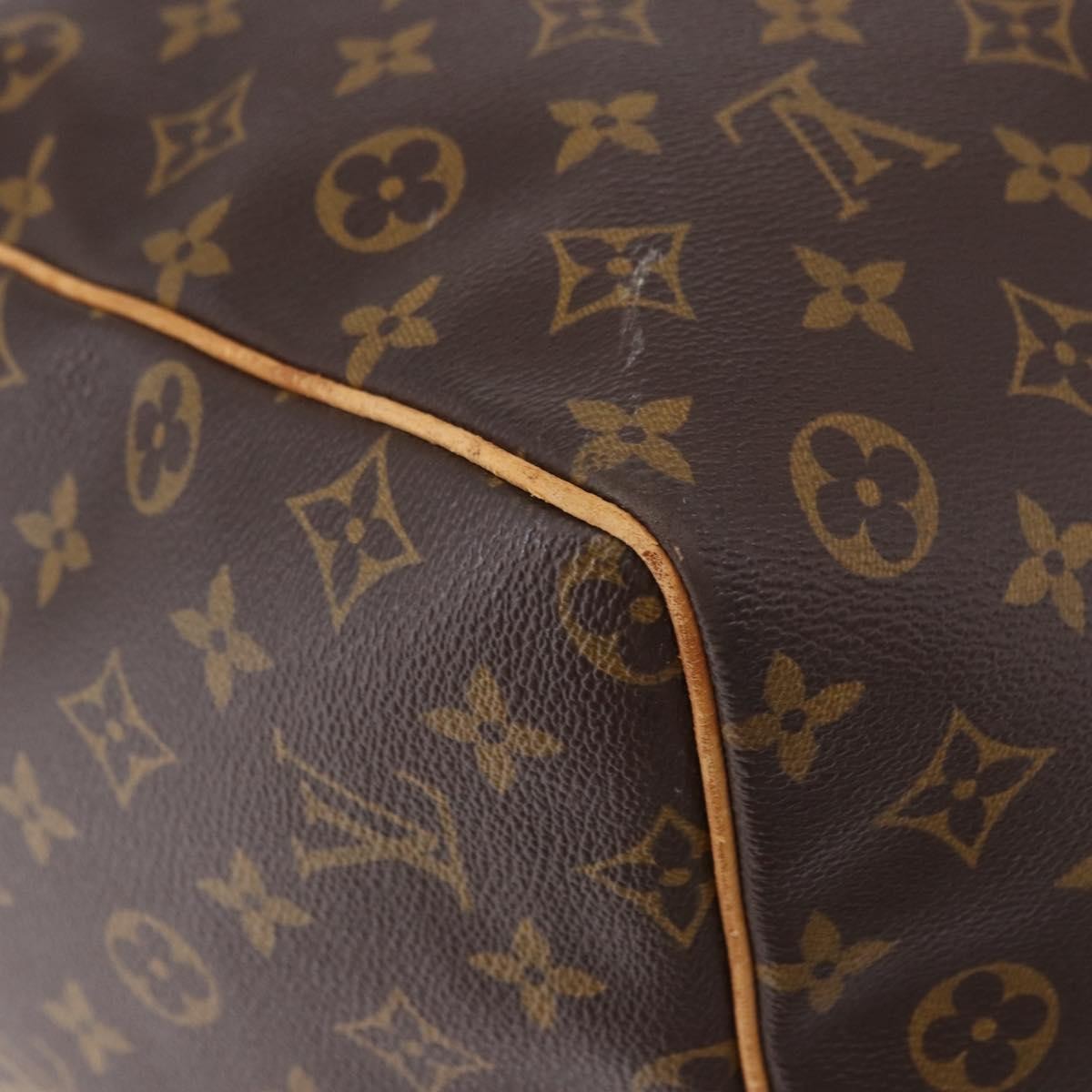 Louis Vuitton Keepall Monogram, Brown, Canvas, Travel Bag