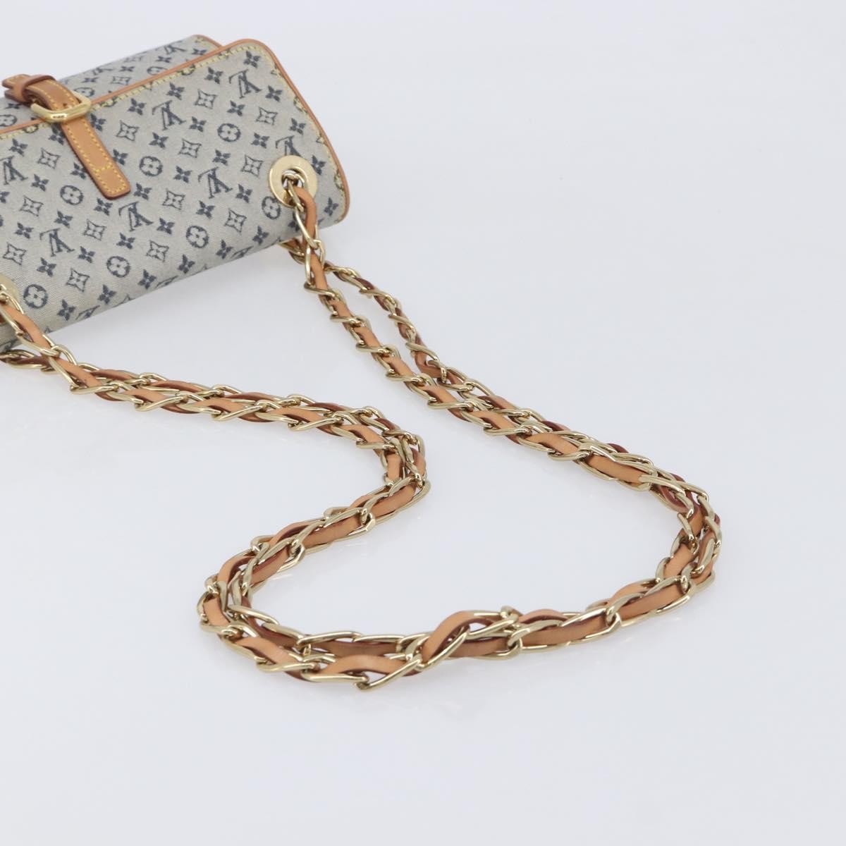 Louis Vuitton Camille Mini Lin, Blue, Canvas, Handbag