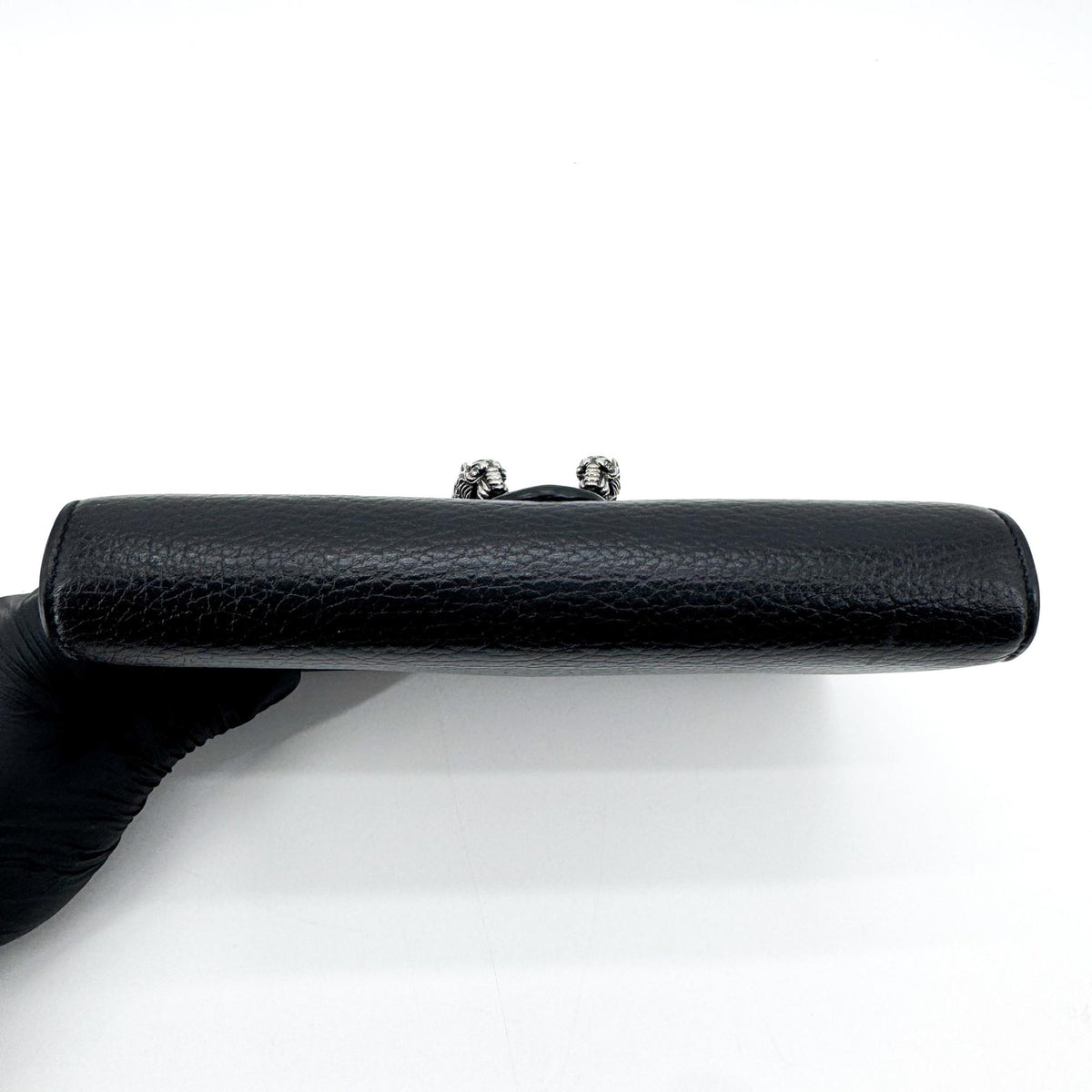Gucci Dionysus Leather, Black, Leather, Handbag