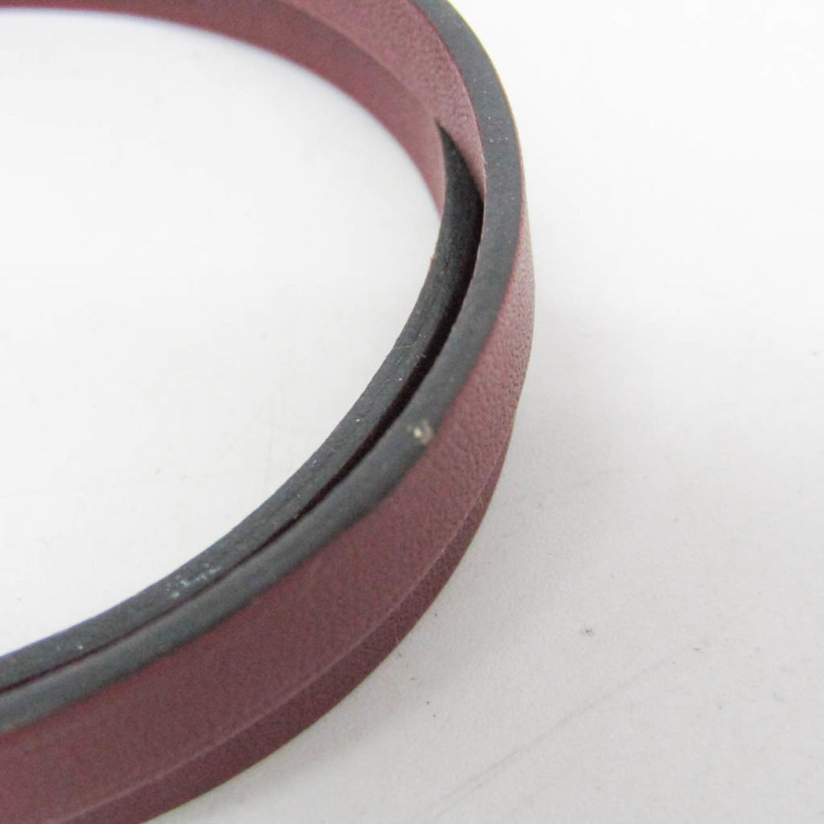 Hermes Hapi 3 Leather, Burgundy, Leather, Bracelet