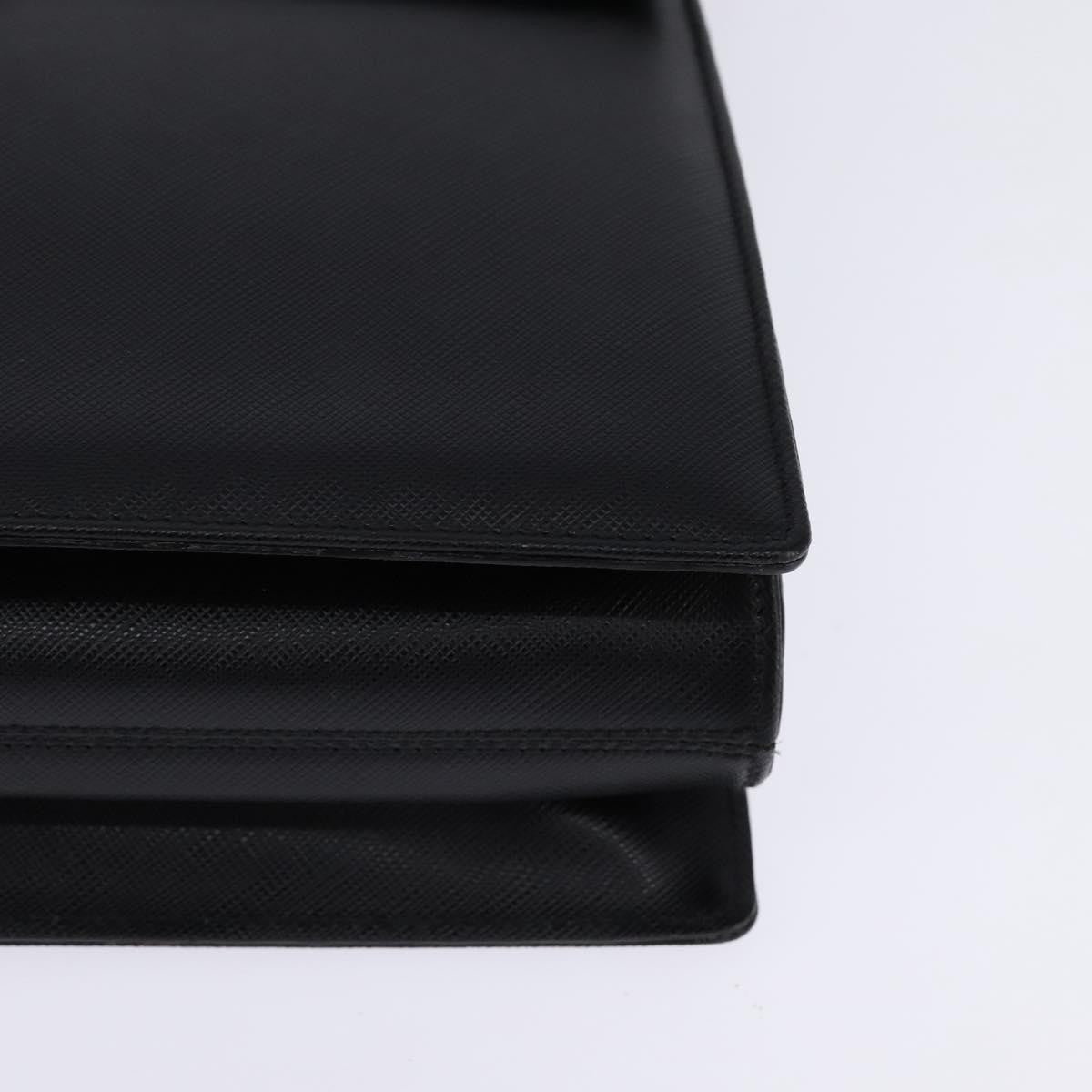Salvatore Ferragamo Convertible Top Handle Leather, Black, Leather, Handbag