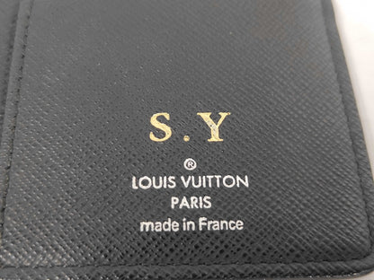 Louis Vuitton Brazza Damier Graphite, Black, Canvas, Wallet