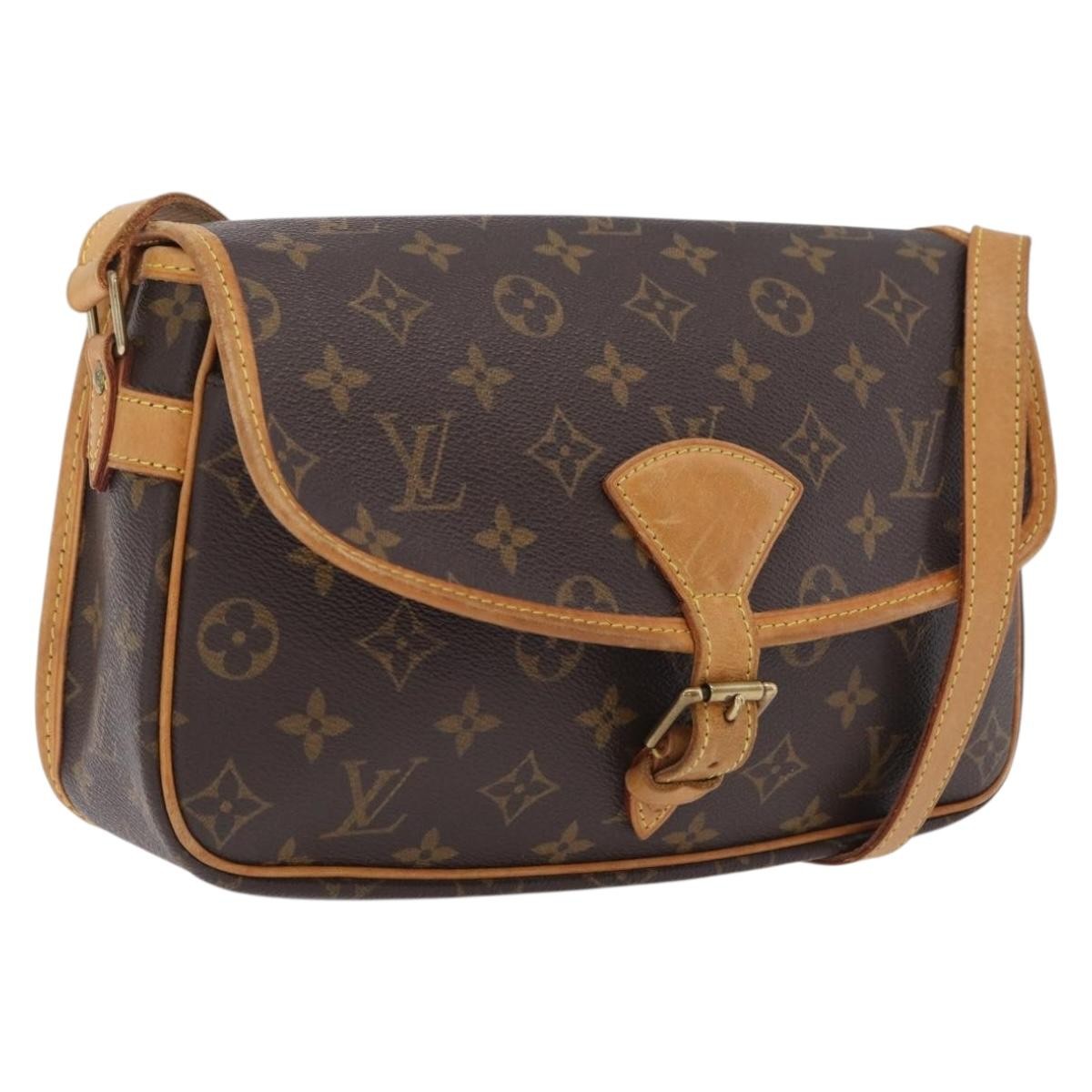 Louis Vuitton Sologne Monogram Canvas, Brown, Canvas, Handbag