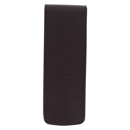Louis Vuitton Etui à stylo Leather, Brown, Leather, Clutch