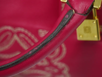 Loewe Amazona Leather, Pink, Leather, Handbag