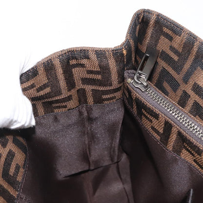 Fendi Vintage Open Tote Zucca Canvas, Brown, Canvas, Tote Bag