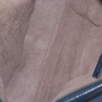 Bottega Veneta Zip Hobo Cervo with Intrecciato Detail, Blue, Leather, Shoulder Bag