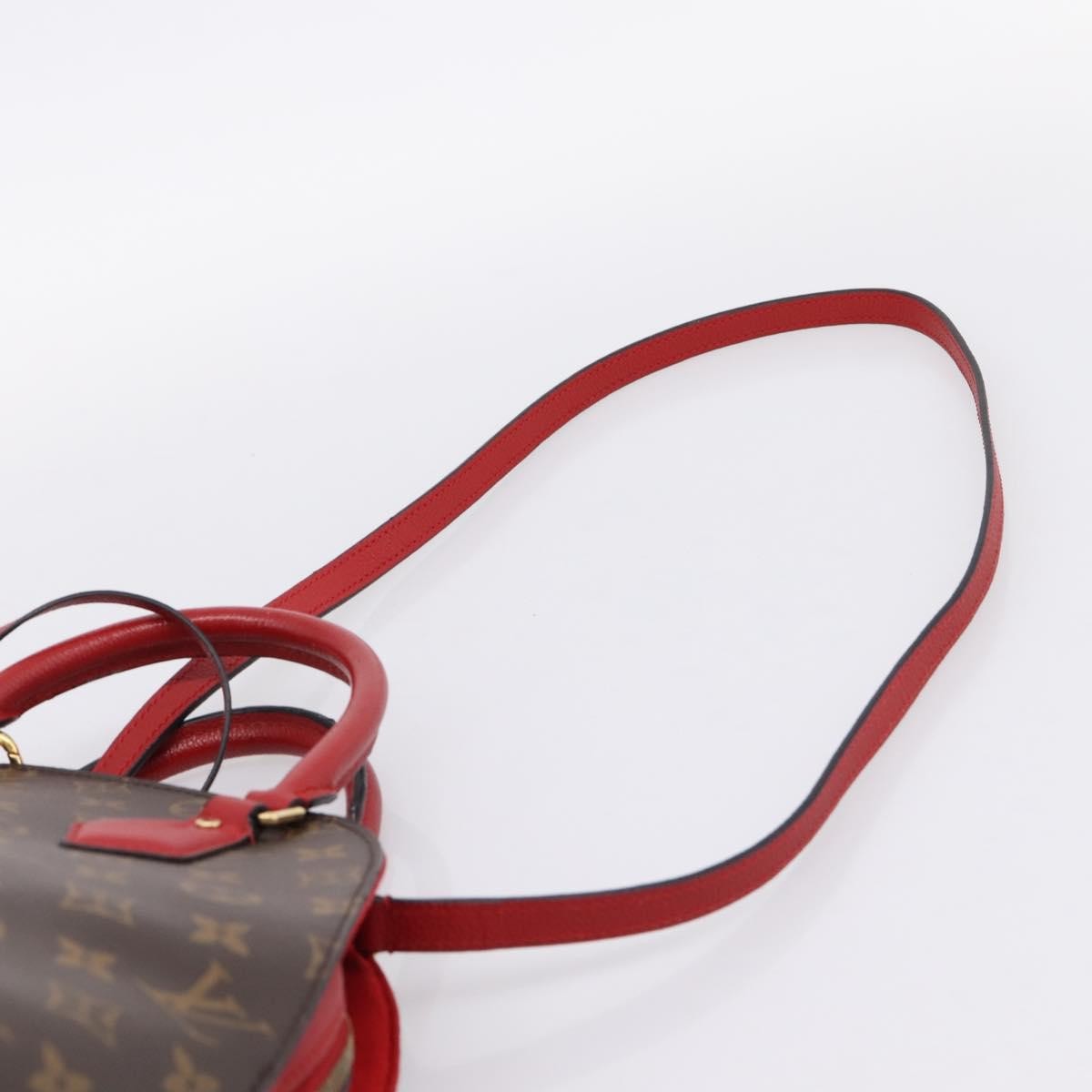 Louis Vuitton Alma BNB Monogram Canvas with Leather, Brown, Canvas, Handbag