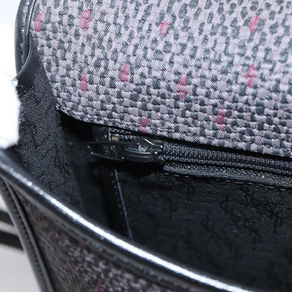 Saint Laurent Vintage Shoulder bag Leather, Gray, Canvas, Shoulder Bag
