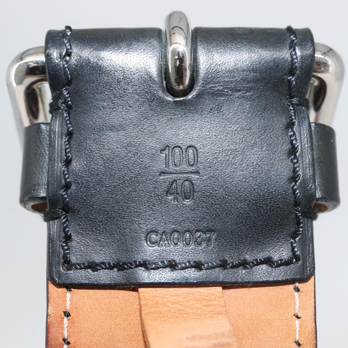 Louis Vuitton Perforated Leather Belt Perforated LV Monogram Leather, Black, Leather, Belt