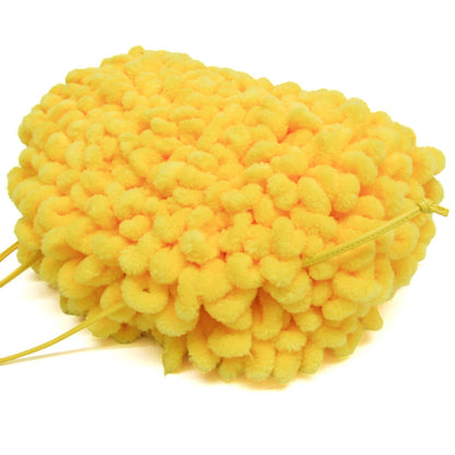 Bottega Veneta The Wave Twisted Chenille, Yellow, Textile, Clutch