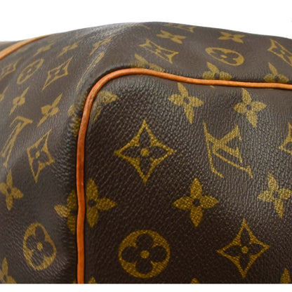Louis Vuitton Keepall Monogram Canvas, Brown, Canvas, Travel Bag