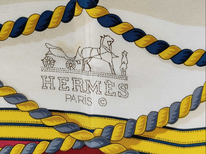 Hermes Carré 90 Silk multicolor, Multicolour, Silk, Scarf