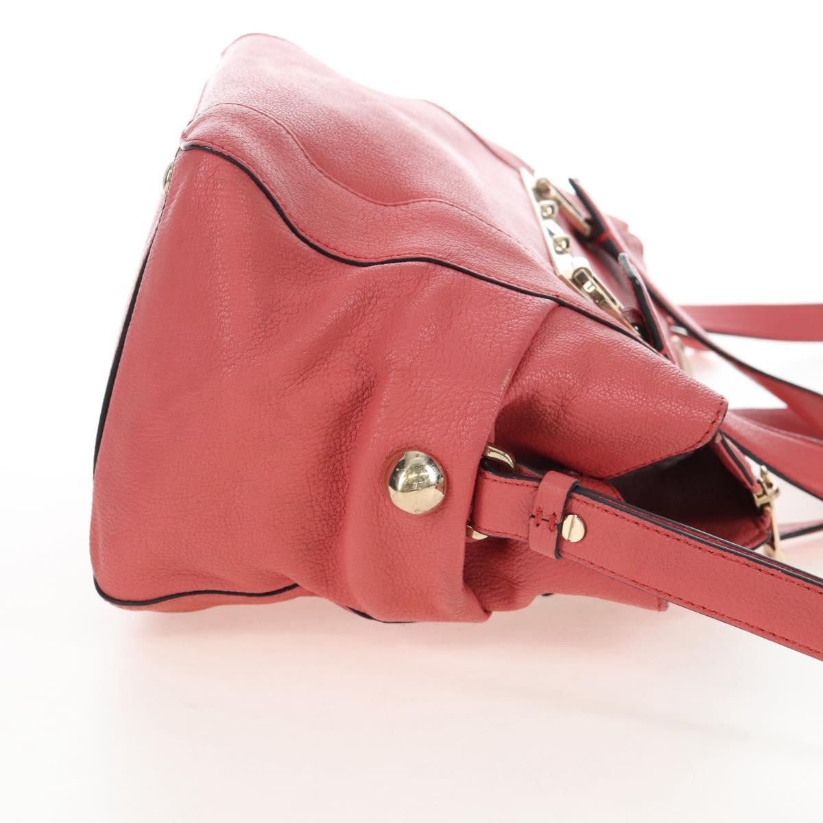 Chloe Bridget Convertible Satchel Leather, Pink, Leather, Handbag