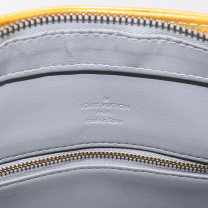 Louis Vuitton Houston Monogram Vernis, Yellow, Patent Leather, Handbag
