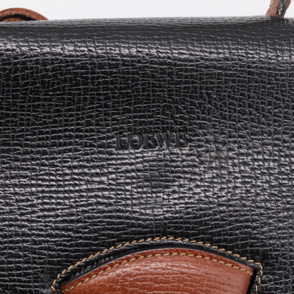 Loewe Barcelona Leather, Black, Leather, Shoulder Bag